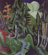 Mountain forest, Ernst Ludwig Kirchner